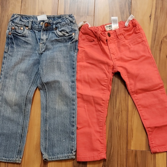 🎈FREE SHIPPING!🎈👇Toddler oshkosh and levi jeans - Picture 1 of 6